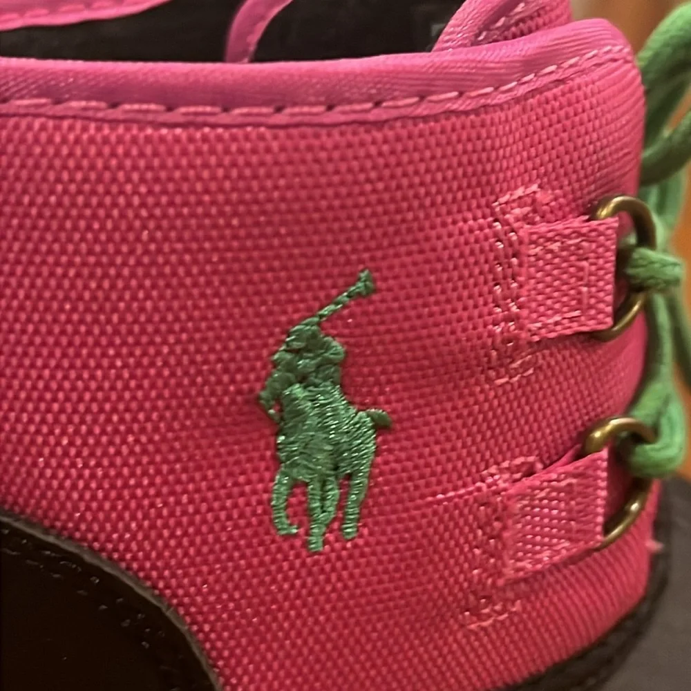 Polo Ralph Lauren Packer Baby Infant Crib Booties Shoes Boots Girls Size 2